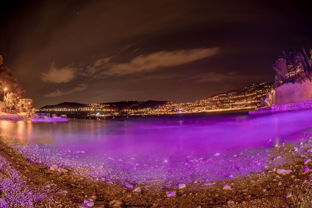 Nice et la baie des Anges vues depuis les hauteurs