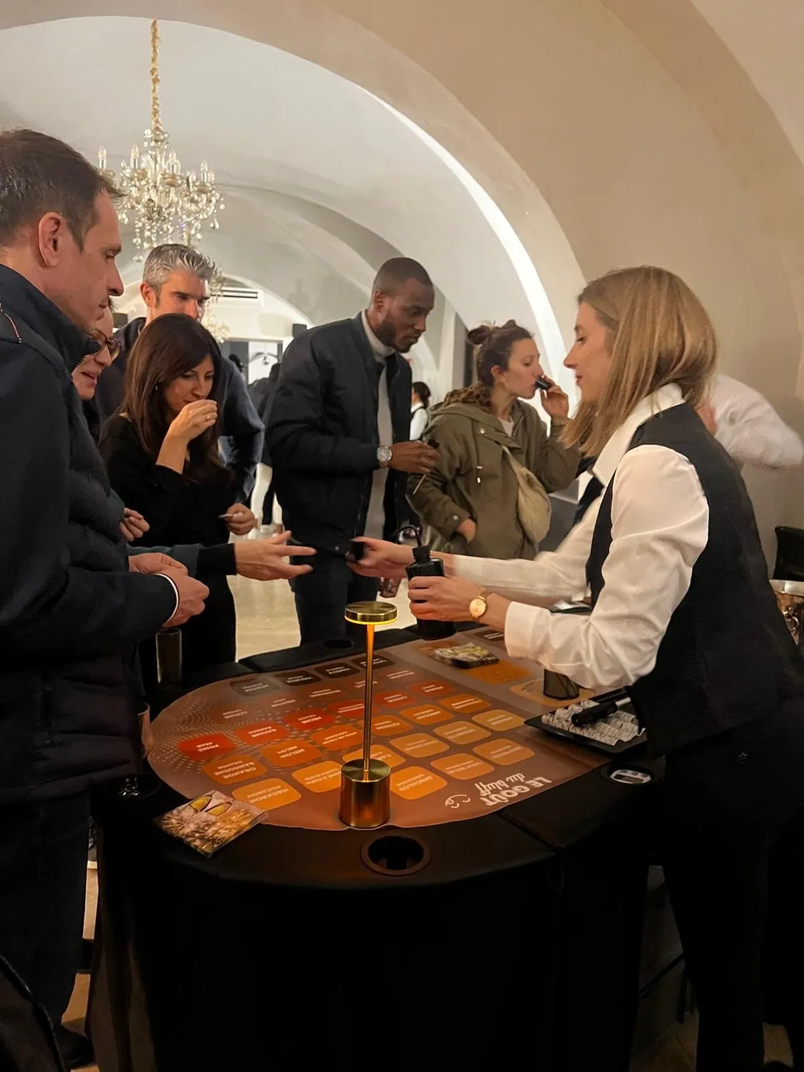 Une mise en cours, le croupier annonce