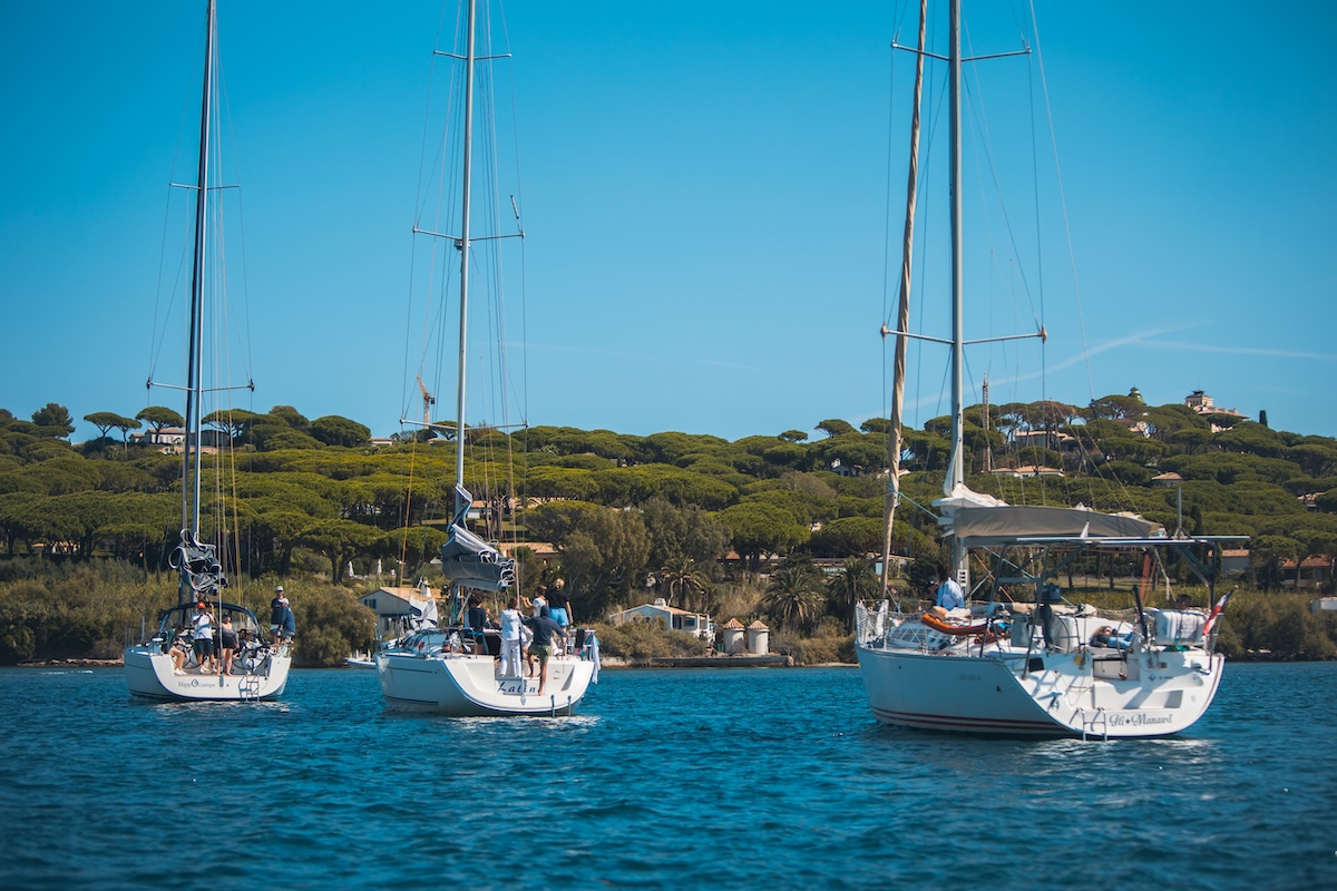 Seminaire croisiere entreprise - voilier au port en Provence